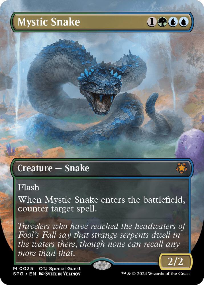 Mystic Snake 35 (Special Guests)  - Borderless Foil | Good Games Morley