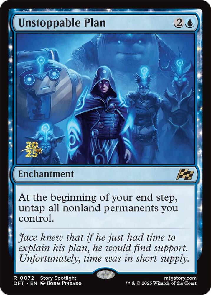 Unstoppable Plan 72s/160 (Prerelease Cards)  - Foil | Good Games Morley