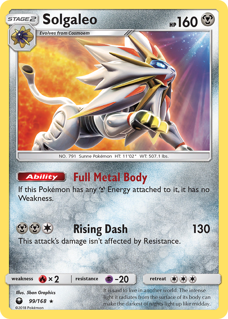 Solgaleo (99/168) [Sun & Moon: Celestial Storm] | Good Games Morley