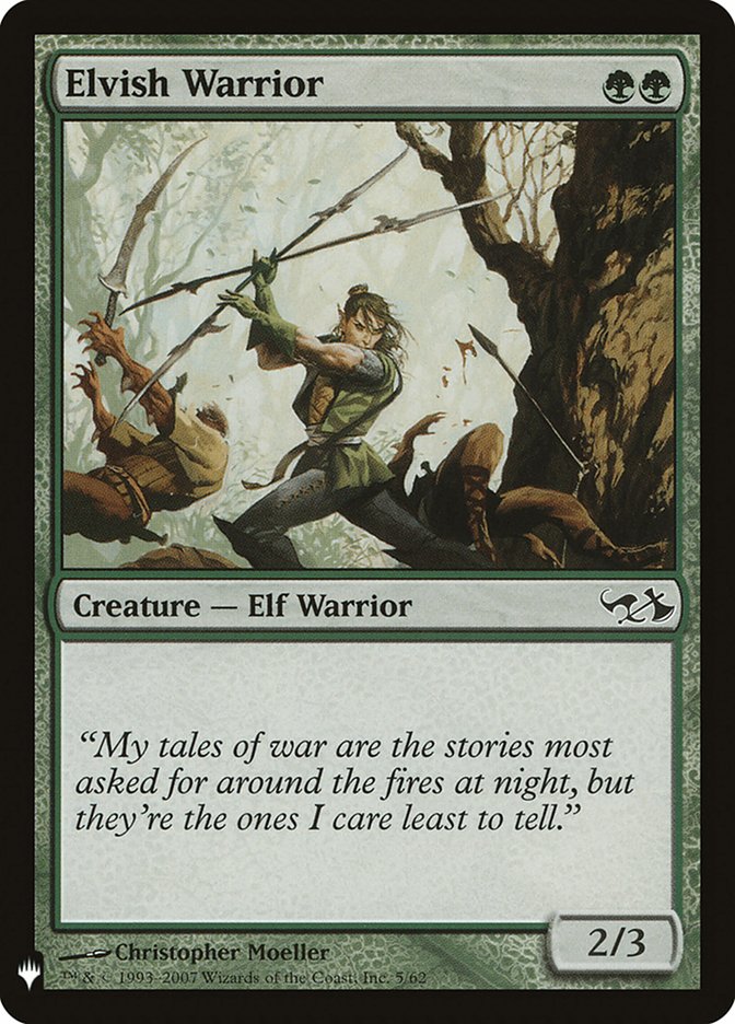 Elvish Warrior [Mystery Booster] | Good Games Morley