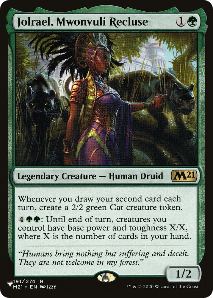 Jolrael Mwonvuli Recluse M21-191/5075 (The List Reprints)  | Good Games Morley