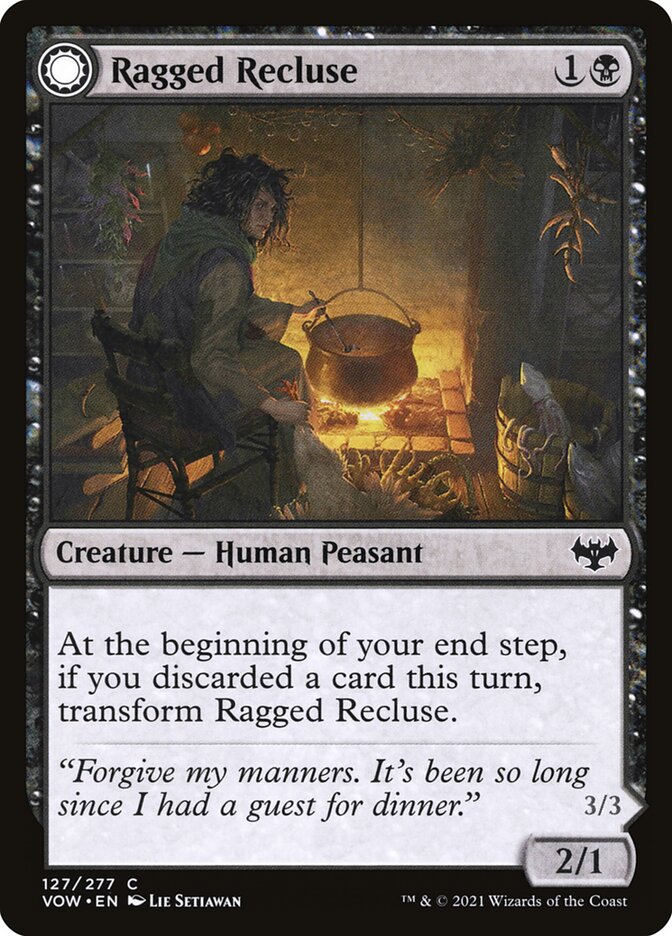 Ragged Recluse // Odious Witch 127/277 (Innistrad: Crimson Vow)  | Good Games Morley