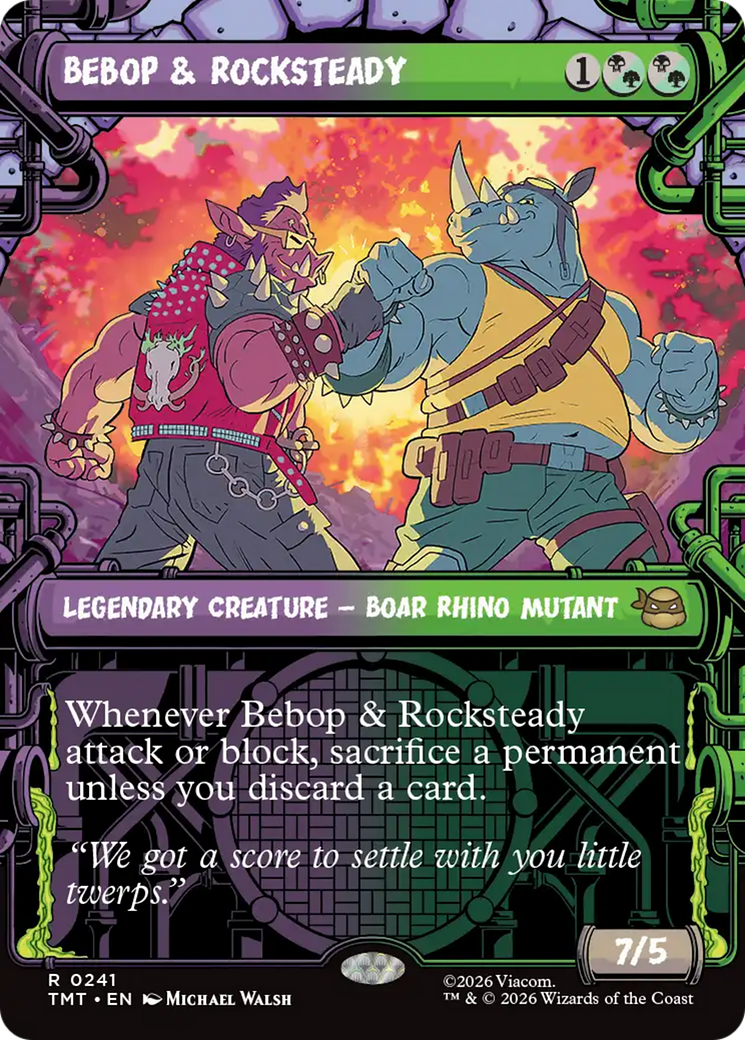 Bebop & Rocksteady (Showcase) [Teenage Mutant Ninja Turtles] | Good Games Morley