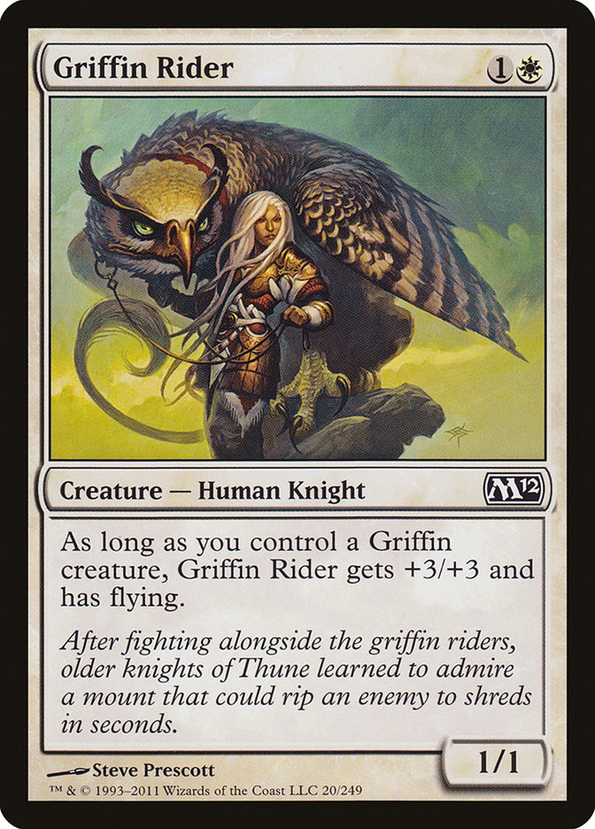 Griffin Rider 20/249 (Magic 2012 (M12))  - Foil | Good Games Morley