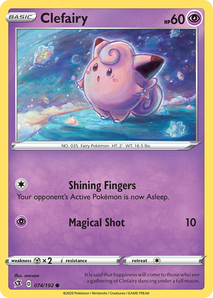 Clefairy (074/192) [Sword & Shield: Rebel Clash] | Good Games Morley