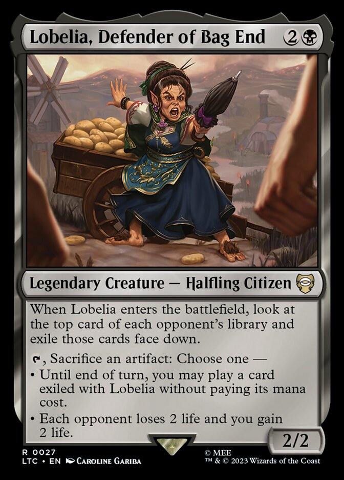 Lobelia, Defender of Bag End 27/347 (Commander: The Lord of the Rings: Tales of Middle-earth)  | Good Games Morley