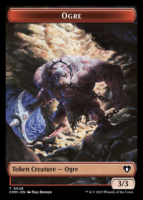 Eldrazi Spawn // Ogre Double-Sided Token [Commander Masters Tokens] | Good Games Morley