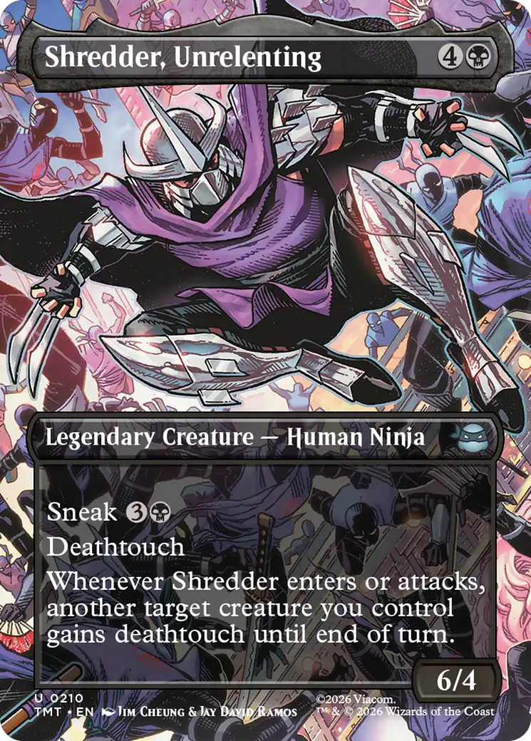 Shredder, Unrelenting (Borderless) [Teenage Mutant Ninja Turtles] | Good Games Morley