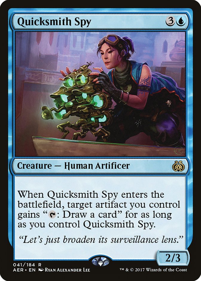 Quicksmith Spy 41/184 (Aether Revolt)  | Good Games Morley
