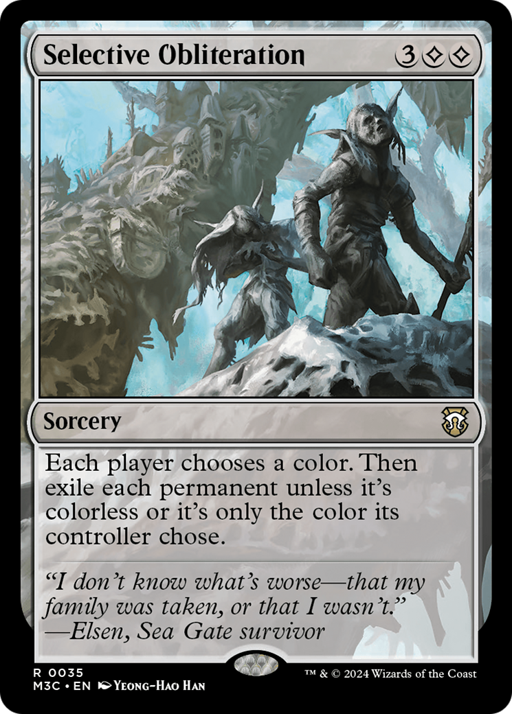 Selective Obliteration (Ripple Foil) [Modern Horizons 3 Commander] | Good Games Morley