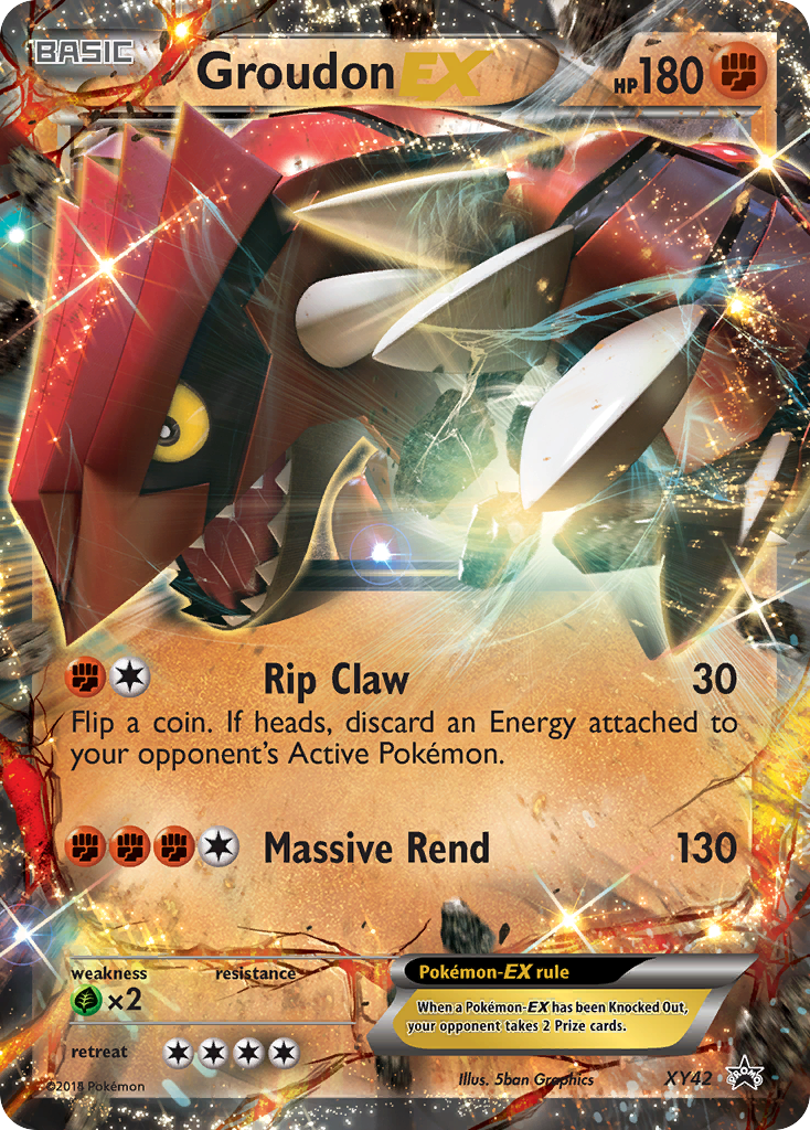 Groudon EX (XY42) [XY: Black Star Promos] | Good Games Morley