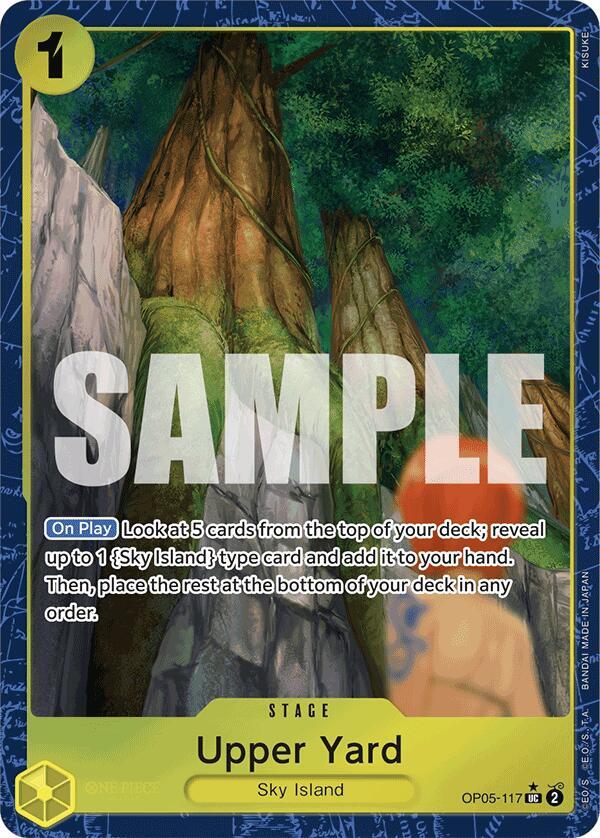 Upper Yard OP05-117 (Premium Booster -The Best-)  - Alternate Art Foil | Good Games Morley