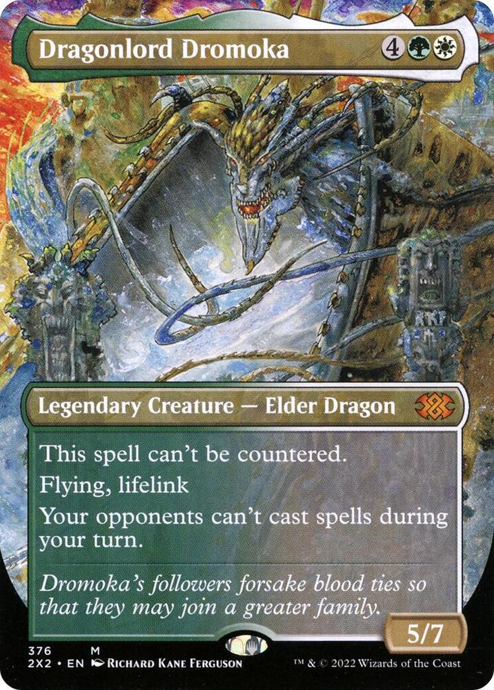 Dragonlord Dromoka Borderless 376/331 (Double Masters 2022)  | Good Games Morley