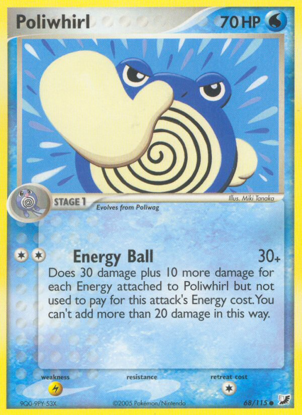 Poliwhirl (68/115) [EX: Unseen Forces] | Good Games Morley