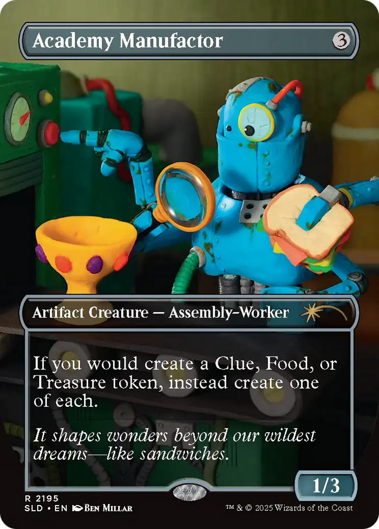Academy Manufactor (Rainbow Foil) [Secret Lair Drop Series] | Good Games Morley