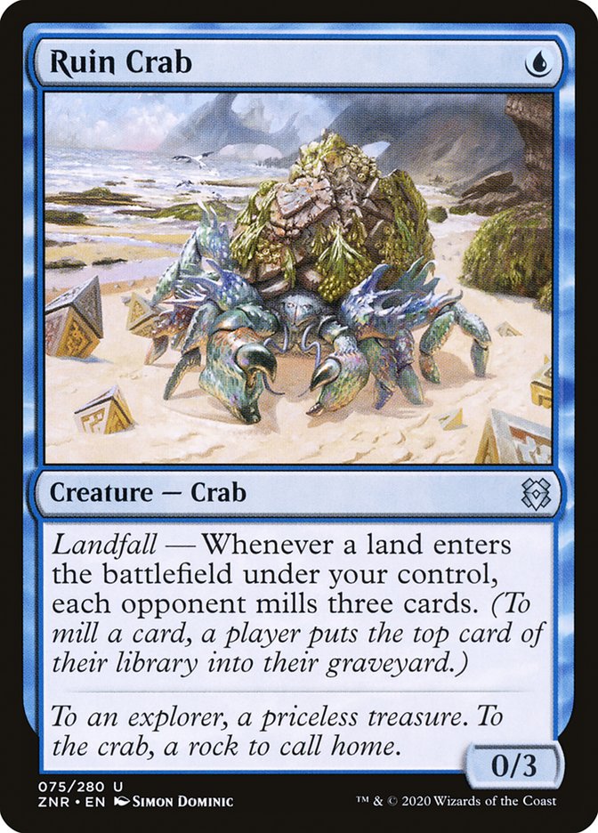 Ruin Crab 75 (Zendikar Rising)  | Good Games Morley
