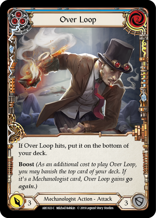 Over Loop (Blue) [ARC022-C] (Arcane Rising)  1st Edition Normal | Good Games Morley