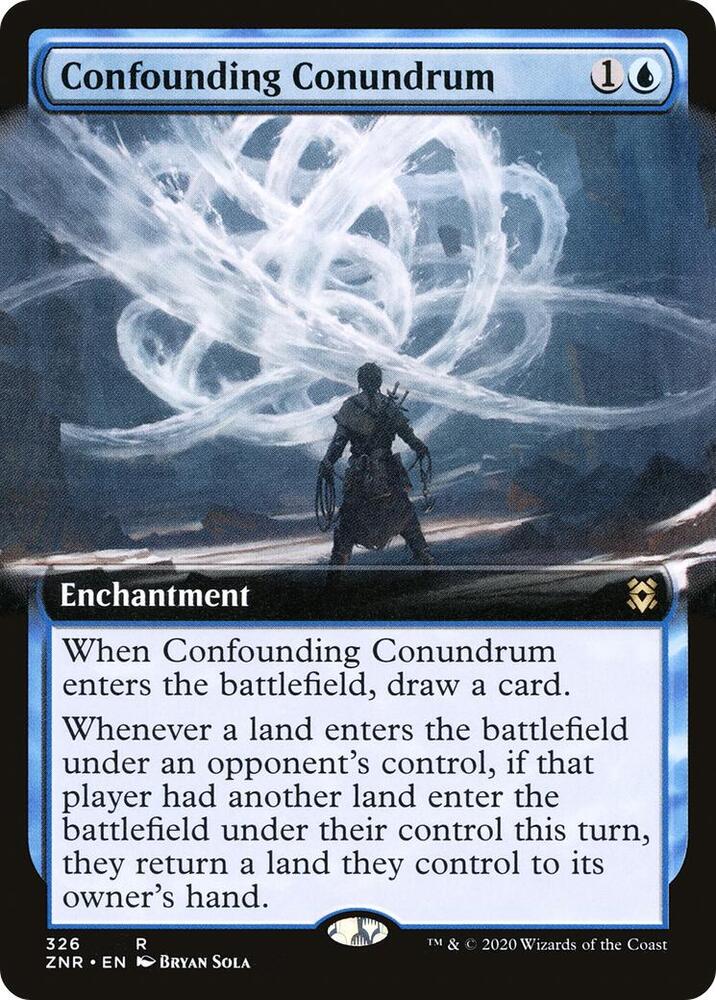 Confounding Conundrum 326/280 (Zendikar Rising)  - Extended Art | Good Games Morley