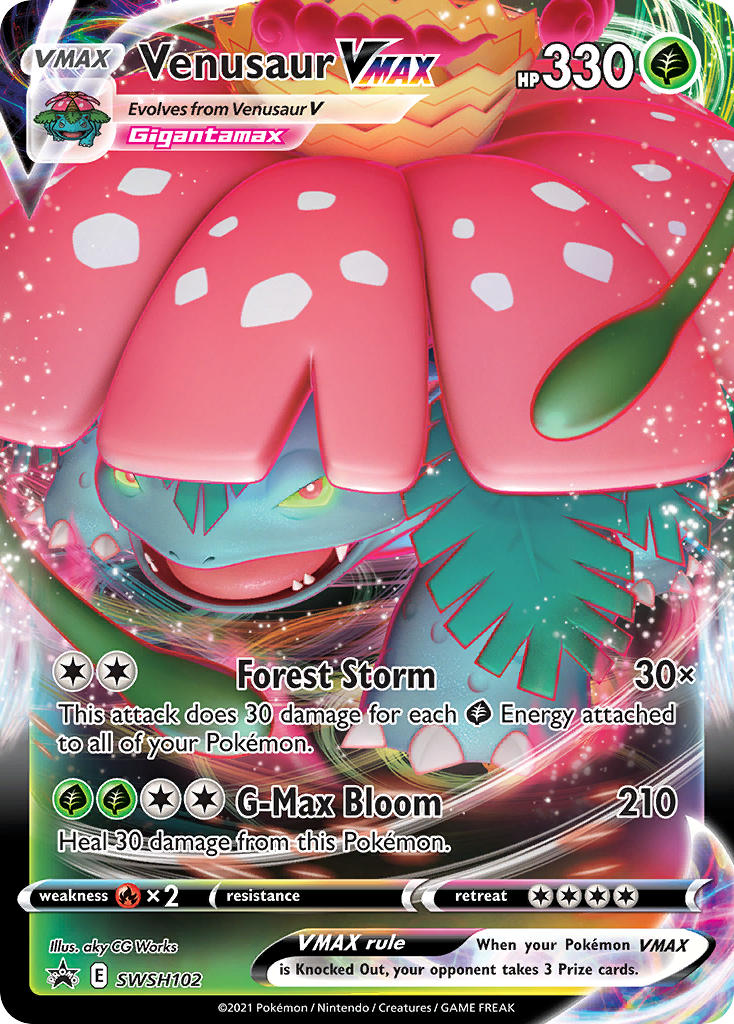 Venusaur VMAX (SWSH102) (Jumbo Card) [Sword & Shield: Black Star Promos] | Good Games Morley