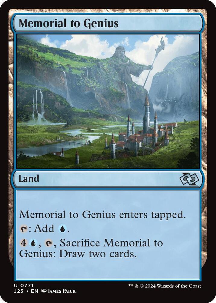 Memorial to Genius 771/779 (Foundations Jumpstart)  | Good Games Morley