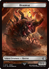 Hero (0006) // Horror (0013) Double-Sided Token [FINAL FANTASY Tokens] | Good Games Morley
