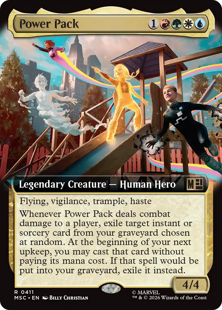 Power Pack (Extended Art) [Marvel Super Heroes Commander] | Good Games Morley