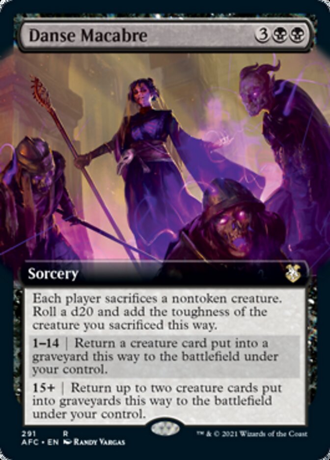 Danse Macabre (Extended Art) [Dungeons & Dragons: Adventures in the Forgotten Realms Commander] | Good Games Morley
