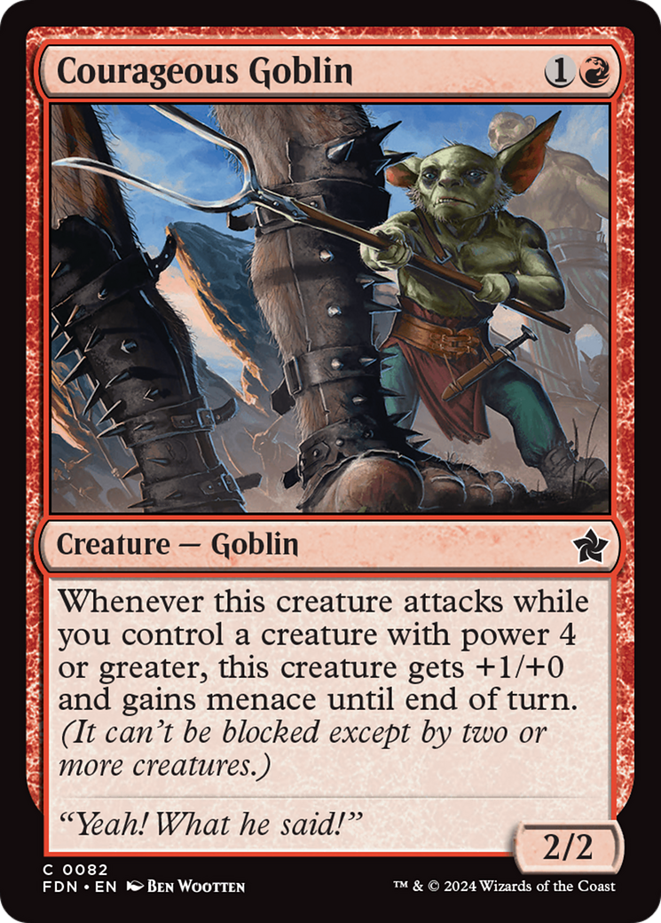 Courageous Goblin [Foundations] | Good Games Morley
