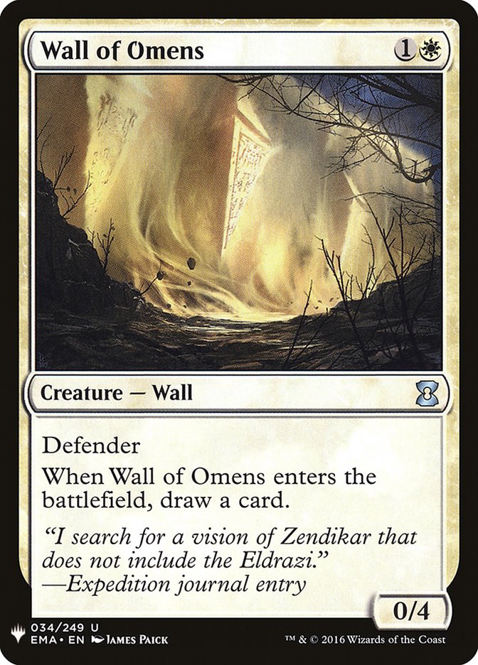 Wall of Omens [Mystery Booster] | Good Games Morley