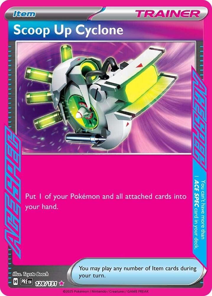 Scoop Up Cyclone 128/131 (SV: Prismatic Evolutions)  - Holofoil | Good Games Morley