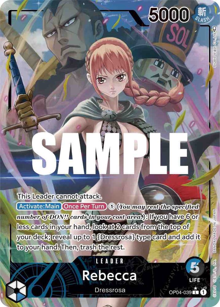 Rebecca OP04-039 (Kingdoms of Intrigue)  - Alternate Art Foil | Good Games Morley