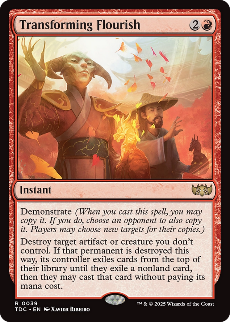 Transforming Flourish [Tarkir: Dragonstorm Commander] | Good Games Morley