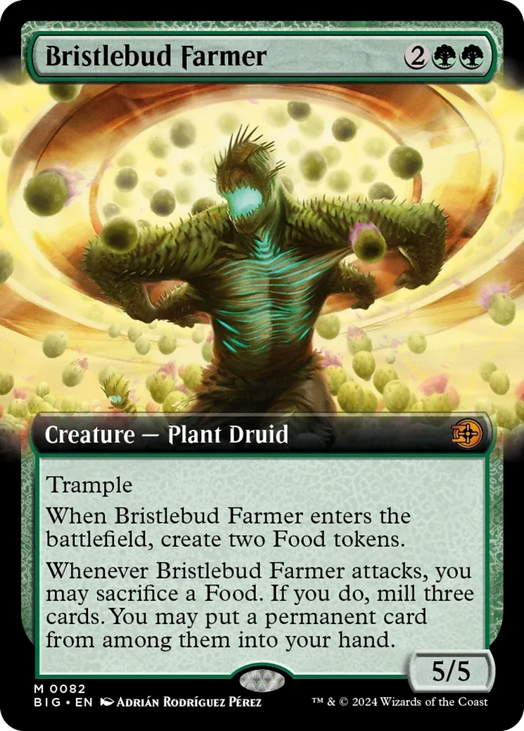 Bristlebud Farmer (Extended Art) [Outlaws of Thunder Junction: The Big Score] | Good Games Morley