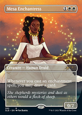 Mesa Enchantress (Borderless) [Secret Lair Drop Series] | Good Games Morley