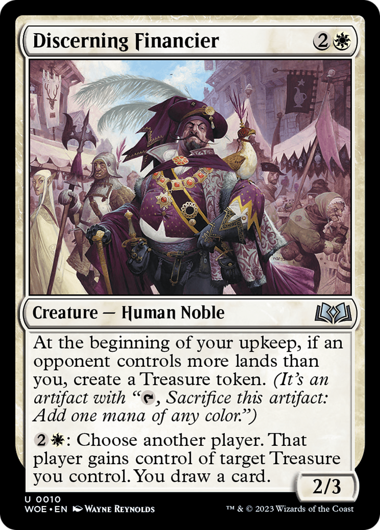 Discerning Financier [Wilds of Eldraine] | Good Games Morley