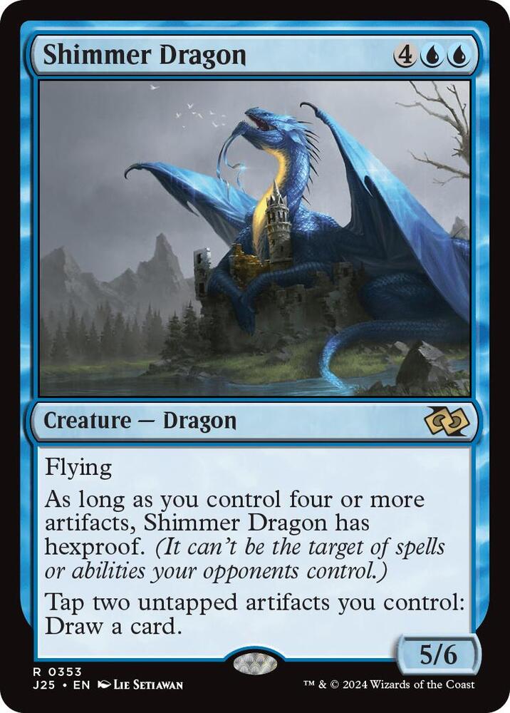 Shimmer Dragon 353/779 (Foundations Jumpstart)  | Good Games Morley
