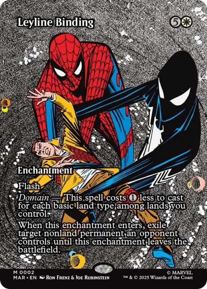 Leyline Binding 2 (Marvel Universe Eternal-Legal)  - Borderless Foil | Good Games Morley