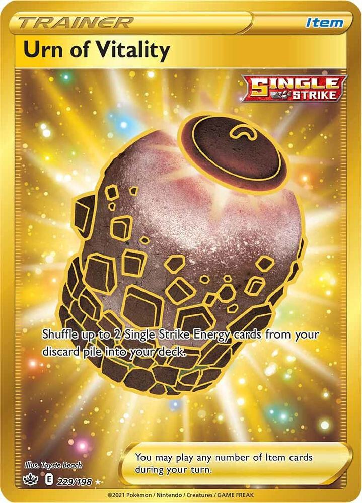 Urn of Vitality Secret 229/198 (SWSH06: Chilling Reign)  - Holofoil | Good Games Morley