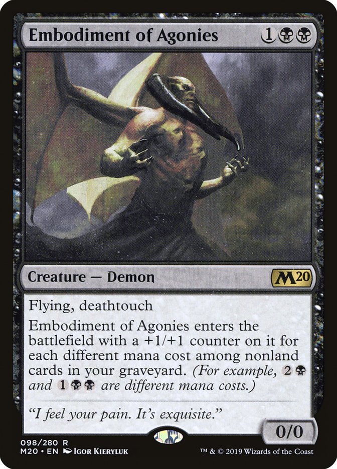 Embodiment of Agonies 98/280 (Core Set 2020)  | Good Games Morley