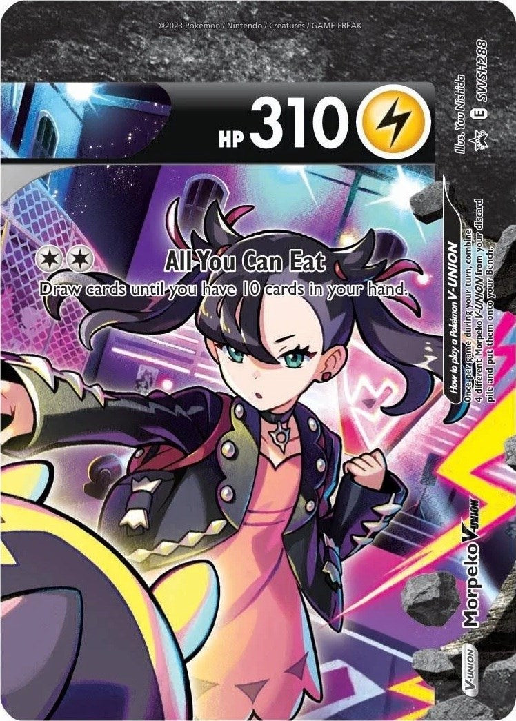 Morpeko V-Union (SWSH288) [Sword & Shield: Black Star Promos] | Good Games Morley