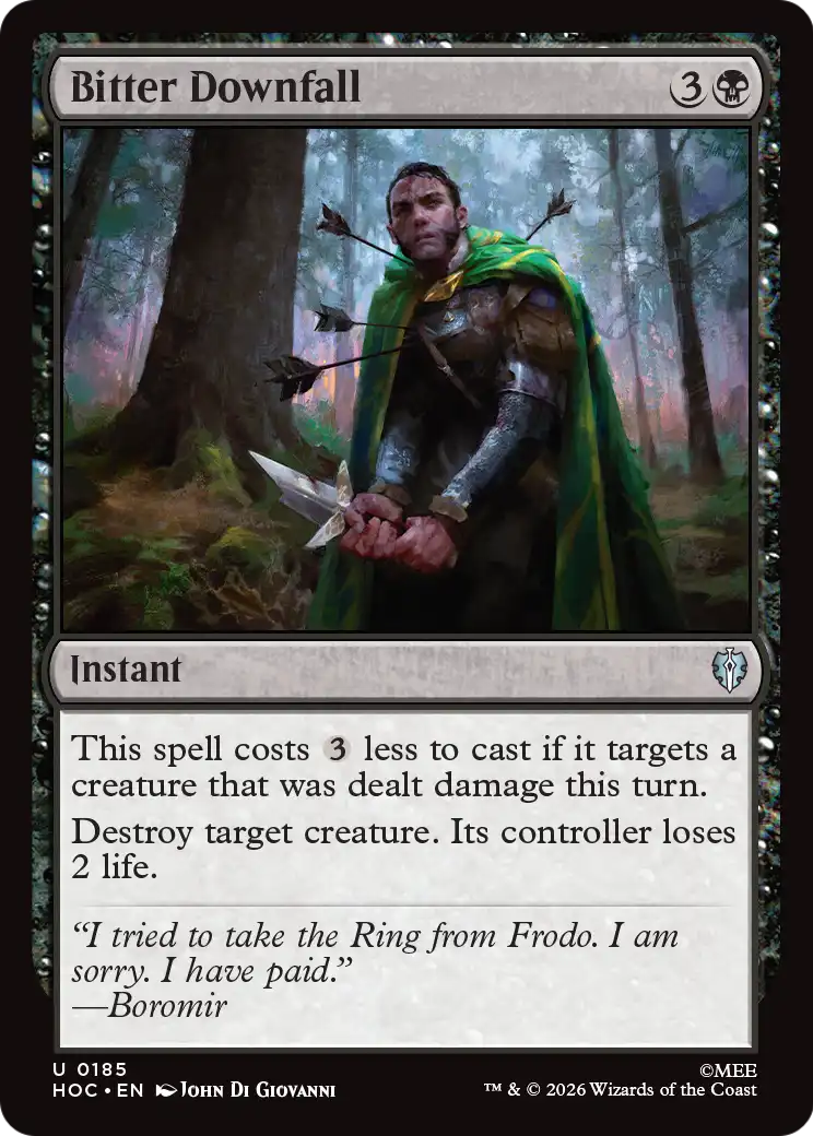Bitter Downfall [The Hobbit: Eternal-Legal] | Good Games Morley
