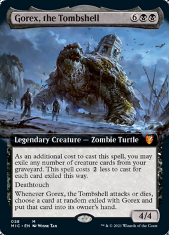 Gorex, the Tombshell (Extended Art) [Innistrad: Midnight Hunt Commander] | Good Games Morley