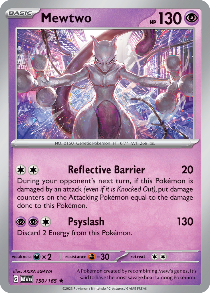 Mewtwo (150/165) [Scarlet & Violet 151] | Good Games Morley