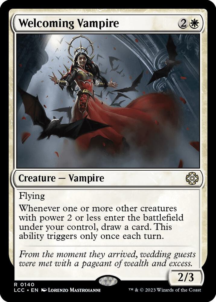 Welcoming Vampire 140 (Commander: The Lost Caverns of Ixalan)  | Good Games Morley