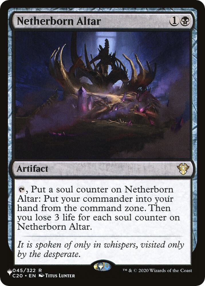 Netherborn Altar C20-45/5075 (The List Reprints)  | Good Games Morley