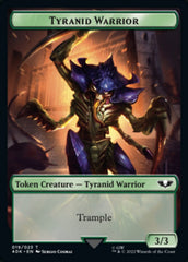 Tyranid (017) // Tyranid Warrior Double-Sided Token (Surge Foil) [Warhammer 40,000 Tokens] | Good Games Morley
