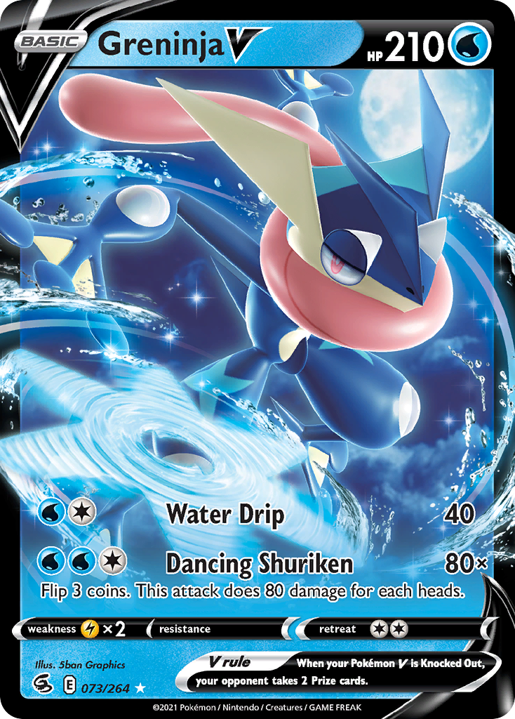 Greninja V (073/264) (Intro Deck) [Sword & Shield: Fusion Strike] | Good Games Morley