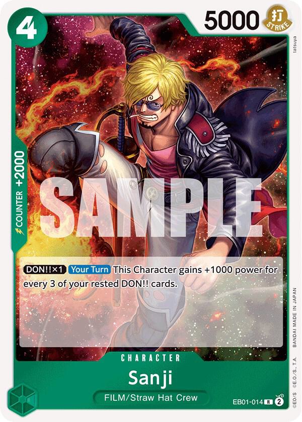 Sanji EB01-014 (Extra Booster: Memorial Collection)  - Foil | Good Games Morley