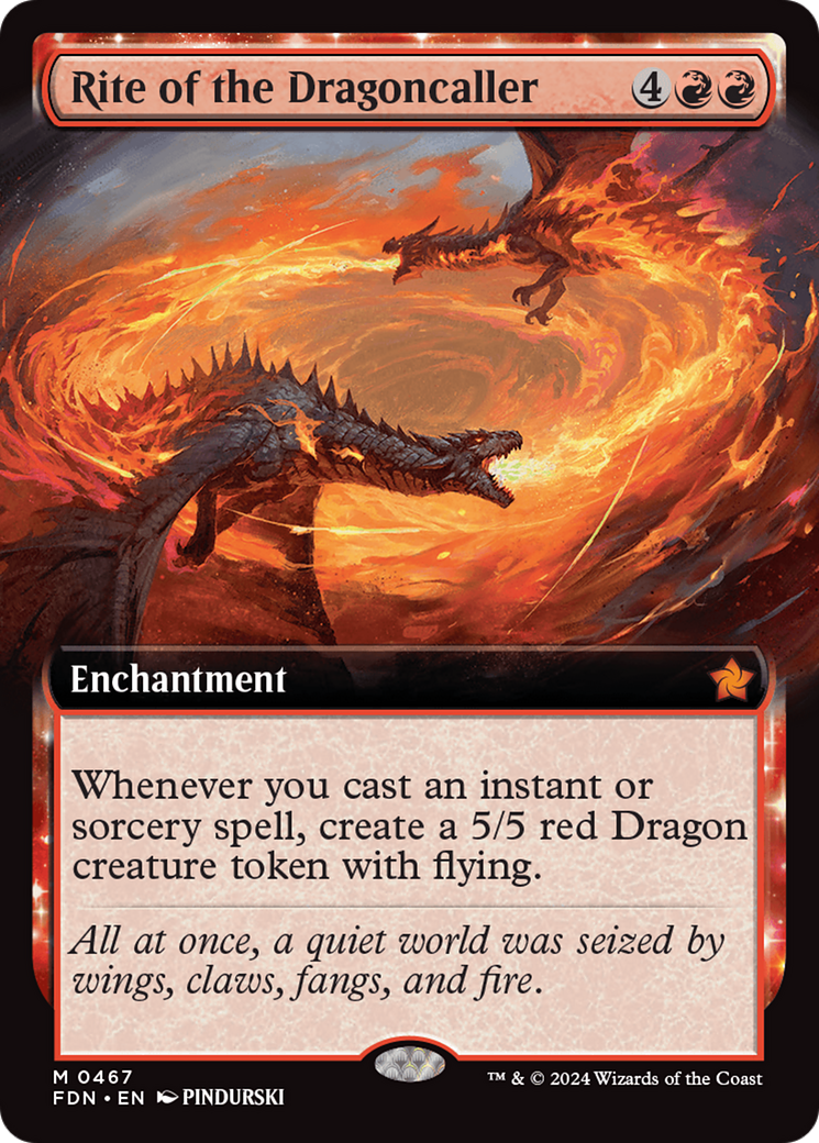 Rite of the Dragoncaller (Extended Art) [Foundations] | Good Games Morley