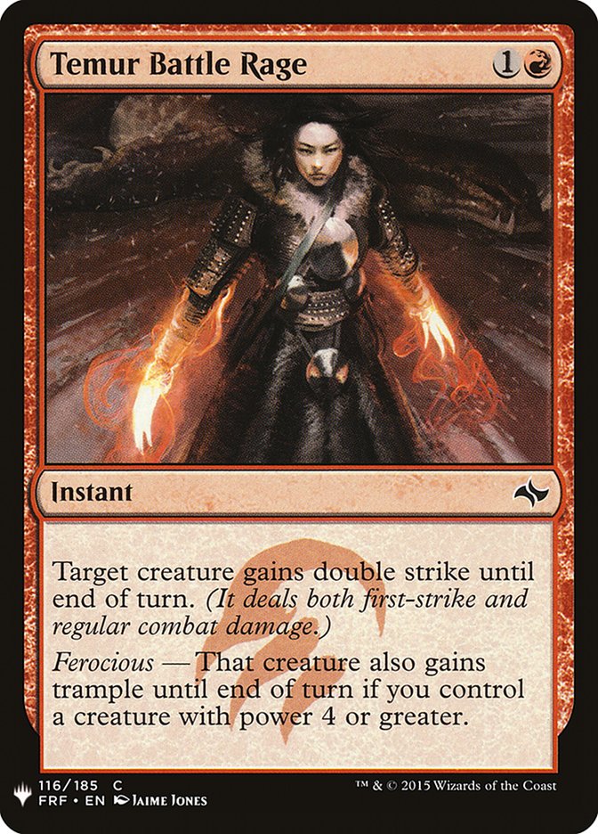 Temur Battle Rage [Mystery Booster] | Good Games Morley